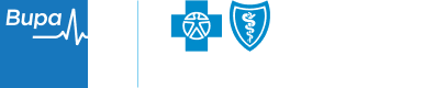 Logo Bupa & BlueCross BlueShield