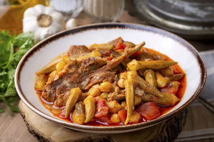 Guisado con Okra